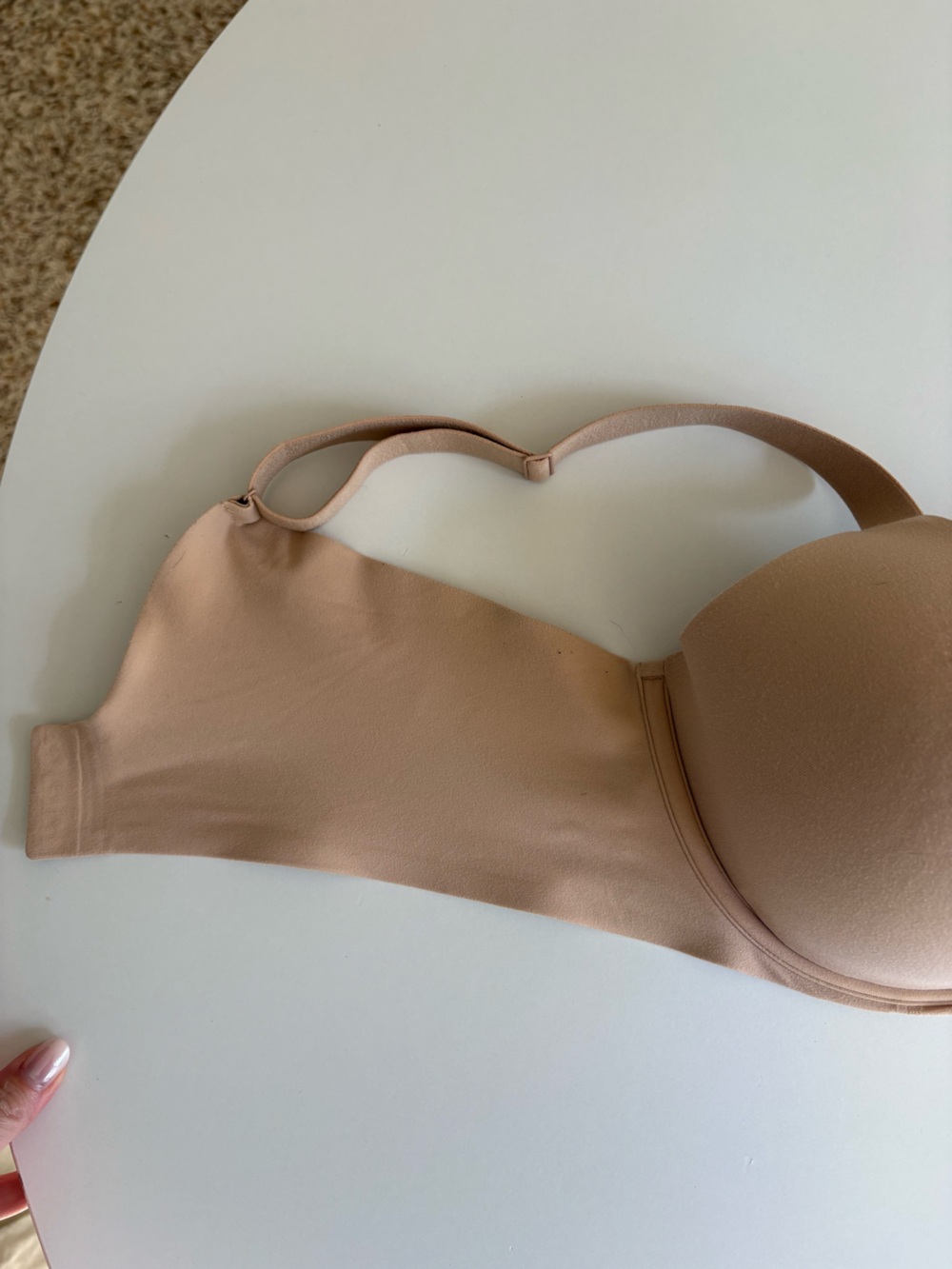 AERIE | SMOOTHEZ FULL COVERAGE LIGHTLY LINED BRA | SIZE 38C COLOR SANDS - Picture 5 of 11